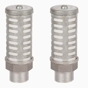 Stainless Steel Throttle Valve Flat Head Muffler thumbnail-2