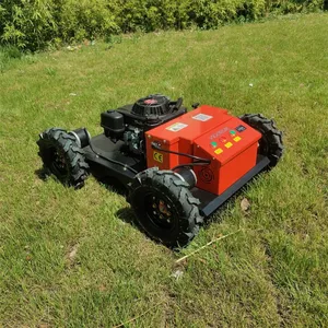 Factory Direct Sales Low Price Buy Online Industrial Single Cylinder Gasoline-Powered Remote Control Self Propelled Wheeled Lawn thumbnail-6