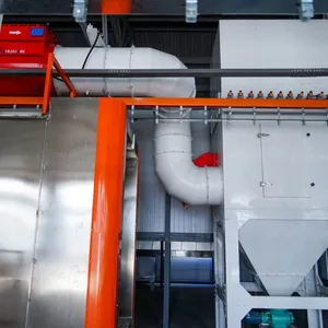 Large Capacity Stainless Steel Manual Powder Spray Booth With Powder Recovery System thumbnail-3