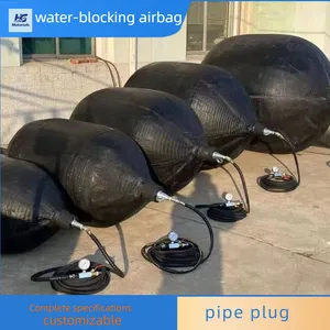 Closed Water Test Proves the Sealing Airbag is Watertight. Inflatable Municipal Pipeline Water Blocking Airbag thumbnail-3