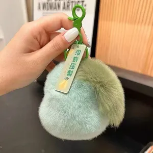 No Stress Fruit Plush Bag Charm thumbnail-1