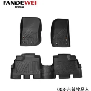 Use for JEEP WRANGLER 3D Auto Carpet Car Floor Mat Luxury Carpet Easy to Clean Anti-slip Makers Custom All Weather Zero Formaldehyde Waterproof thumbnail-1