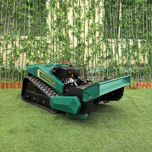 800mm 1000mm Remote Control Flail Mower Gasoline Crawler Brush Cutter for Slopes Orchards Rough Terrain Land Clearing thumbnail-3
