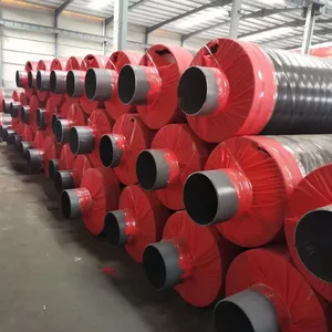 GB/T29047 Standard Underground Buried PU Foam Thermal Insulated Steel Pipe For Central Heating Project thumbnail-5