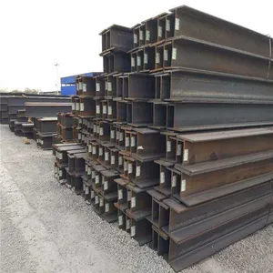 ASTM A36 Carbon Steel H-Beam, 600x200mm, Hot Rolled, Black Surface, OEM thumbnail-5