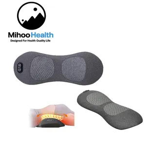 Private Label Electric Lumbar Massage Pillow With Heat Vibration and Ergonomic Support Design MH-BY059 thumbnail-1