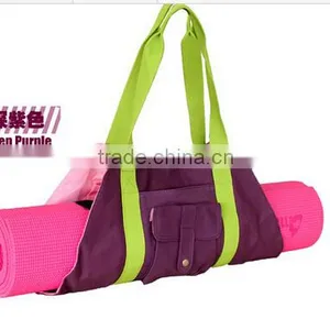 Reusable Eco-friendly Waterproof Canvas Yoga Mat Bag thumbnail-1