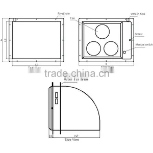 Telecom Shelter Ventilation System & DC Fans TF2 4/3 Quality Choice thumbnail-5