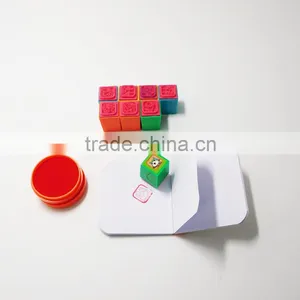Custom Craft Cartoon Promotional Silicone Rubber Stamp Toy for Kids thumbnail-1