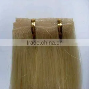 Hot Sale PU Skin Weft/Tape Hair Extension/Human Human Hair Weft thumbnail-1