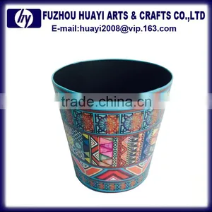 Hotel Room Waste Bin Leather Recycling Waste Paper Bin Recycling thumbnail-3