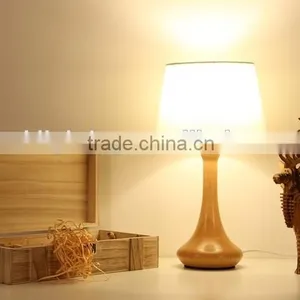 Natural Color Wooden Table Lamp LED Wood Table Lamp JK-879-18 LED Wood Table Light thumbnail-1