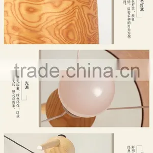 Wooden LED Table Lamp Wood LED Table Light JK-879-07 Modern Design Wooden Curving Series Table Lamp thumbnail-4