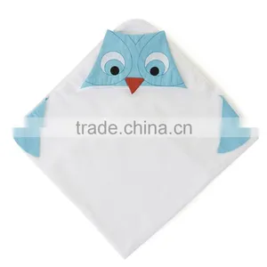 100% Painting Cotton Hooded Beach Towel thumbnail-3