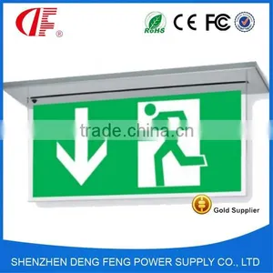 2015 Newest LED Emergency Exit Sign With 3 Hours Emergency Time Quality Choice thumbnail-1