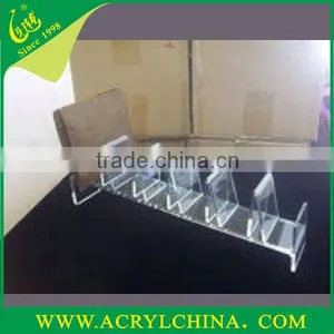 6 Layer Clear Acylic Display Stand Rack for Wallet thumbnail-1