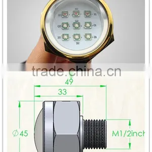 LED Under Water Boat Drain Plug Light Waterproof Yacht Light thumbnail-3