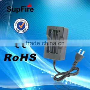Supfire 18650 Lithium-ion Battery Anti-reverse Dual-slot Charger thumbnail-1