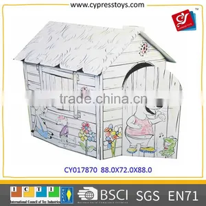 Novelty Child Diy 3D Puzzle Paper House Education Toy For Kids thumbnail-2