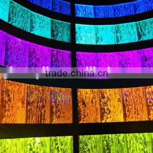 Automatic Changing Color Acrylic Water Bubble Wall, Water Fountain, High Quality Water Wall thumbnail-1