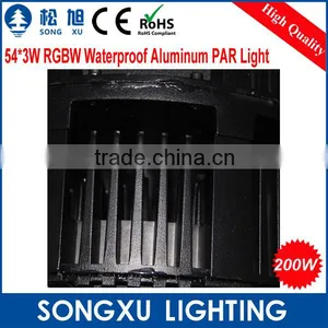 54x3w Rgbw IP65 Waterproof Dmx Led Par Aluminum Par Lights thumbnail-6