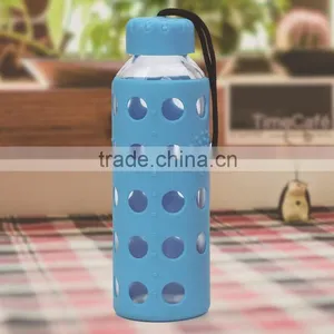 Glass Water Bottle Silicone Sleeve Silicone Sleeve for Bottle thumbnail-2