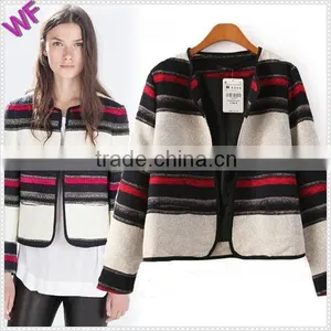 Custom Women Blazer Stripe Woman Suit thumbnail-1