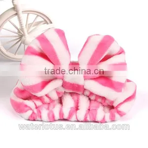 Korea Style Soft Hair Band Flannel Home Headband Elastic Hair Band thumbnail-3