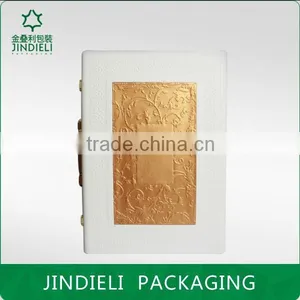 Beauty Elegant Leather Cosmetic Jewelry Box Packaging thumbnail-1