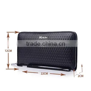 Whoesale Brand Fashion Trendy Zipper Wallets for Men thumbnail-2
