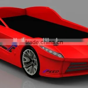 Ferrari Kids Sports Car Bunk Beds Children Bedroom Furniture thumbnail-3