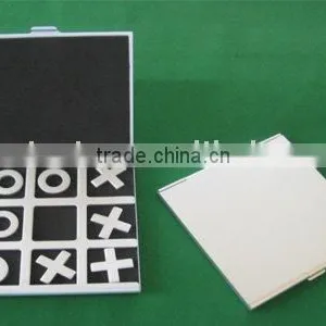 Aluminum WIith Magnetic TIC-TAC-TOE Chess Game thumbnail-1