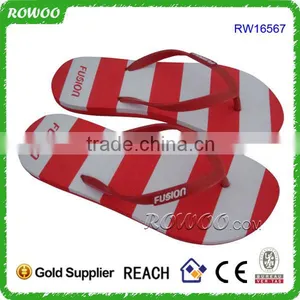 EVA Colorful Strip Sandals,slippers Flip Flop Beach Slippers thumbnail-2