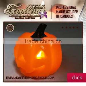 Pumpkin Light for Halloween Decoration,pumpkin Candle Wax,halloween Led Candle thumbnail-1