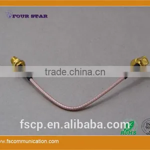 RG316 Cable Assembly With SMA Male Right Angle Crimp to SMA Female Bulkhead Crimp Connectors thumbnail-2