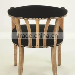 Home Furniture Used for Sale Nailhead Design Living Room Chair/fabric Wooden Armchair(CH-262-OAk) thumbnail-2