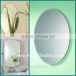 High Quality Oval Mirror Glass /Wall Mirror Glass in Customer Size thumbnail-1
