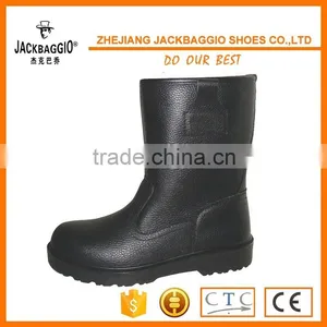 High Ankle Rubber Outsole Material Water Resistant Wholesale Steel Toe Safety Boots thumbnail-3