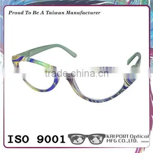 Cat Eye Style Pattern Plastic Optical Glasses thumbnail-5