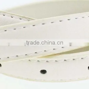 2015 Fashion Dress PU Leather Belt With Shiny Gold Buckles in YiWu Factory thumbnail-6