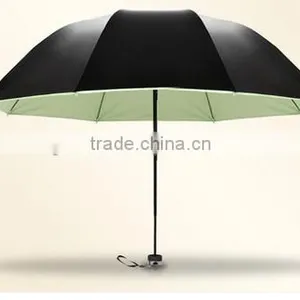 Taffeta Black White Silver Umbrella Fabric thumbnail-3