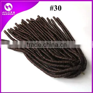 HARMONY 18inch 110grams Burgundy Color Synthetic Hair Synthetic Dread Locks Twist Hair Extensions Dreadlocks Braiding Hair thumbnail-4
