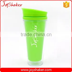 BPA Free Double Wall Custom Plastic Bottle, Soft Plastic Drinking Bottle 13oz thumbnail-1