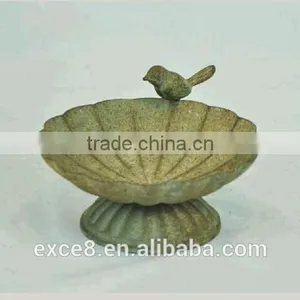 Antique Small Cast Iron Bird Feeder for Garden Wholesale thumbnail-1