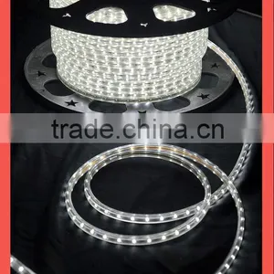 HL White Color Flexible LED Strip Light SMD 3528 220V thumbnail-1