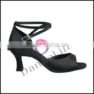 S5536 Black Latin Dance Shoes Women Cheap Latin Dance Shoe Ballroom Latin Dance Shoes Latin Shoe Latin Salsa Dance thumbnail-1