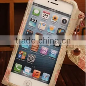 Fashionable Painting PU Leather Case With Sliding For Iphone 6 thumbnail-1