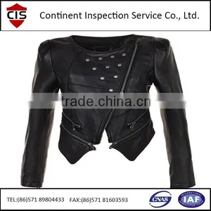 Man&woman Leather Jacket,leather Suit,Punk Rock Style Suit,garment Inspection,factory Inspection,inline Check,QA/QC Inspector thumbnail-2