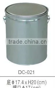 Gallon Round Paint Tin Can With Handle thumbnail-1