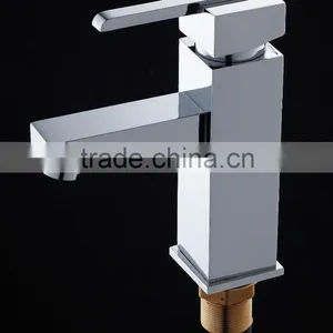 Brass Square Basin Mixer/high Grand Faucet thumbnail-1